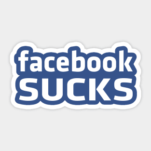 Facebook sucks Sticker